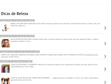 Tablet Screenshot of dicasdebeleza-br.blogspot.com