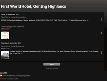 Tablet Screenshot of firstworldhotelbooking.blogspot.com