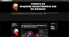 Desktop Screenshot of frentedemujeresaragua.blogspot.com