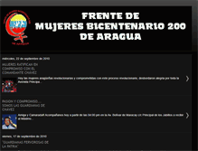 Tablet Screenshot of frentedemujeresaragua.blogspot.com