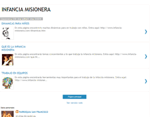 Tablet Screenshot of infanciamisionerasfa.blogspot.com