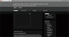 Desktop Screenshot of lightbrownhaircolors.blogspot.com