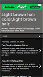 Mobile Screenshot of lightbrownhaircolors.blogspot.com