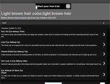 Tablet Screenshot of lightbrownhaircolors.blogspot.com