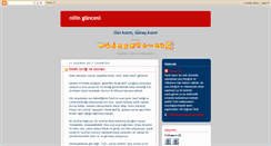 Desktop Screenshot of nilinguncesi.blogspot.com
