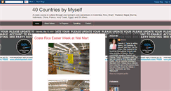 Desktop Screenshot of 40countriesbymyself.blogspot.com