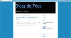 Desktop Screenshot of dicasdofoca2.blogspot.com