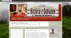 Desktop Screenshot of historiaedublagem.blogspot.com
