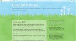 Desktop Screenshot of hopeforbarbara.blogspot.com