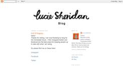 Desktop Screenshot of luciesheridan.blogspot.com