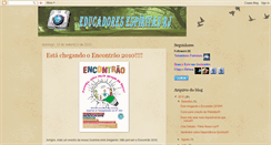 Desktop Screenshot of educadoresespiritasrj.blogspot.com