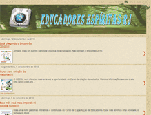 Tablet Screenshot of educadoresespiritasrj.blogspot.com