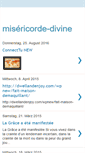 Mobile Screenshot of misericorde-divine.blogspot.com