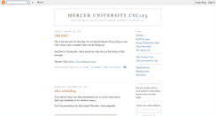 Desktop Screenshot of mercer-cs125.blogspot.com