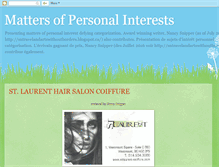 Tablet Screenshot of mattersofpersonalinterests.blogspot.com