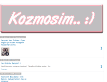 Tablet Screenshot of kozmosim.blogspot.com