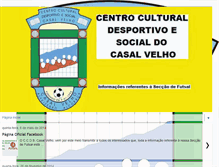 Tablet Screenshot of casalvelhofutsal.blogspot.com