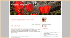 Desktop Screenshot of cerejeiranoquintal.blogspot.com