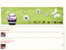 Tablet Screenshot of elrincondelamariposa.blogspot.com