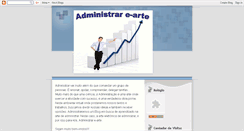 Desktop Screenshot of administrarearte.blogspot.com