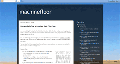 Desktop Screenshot of machinefloor.blogspot.com