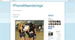 Desktop Screenshot of iphonemeanderings.blogspot.com