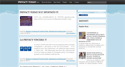 Desktop Screenshot of consulenzaprivacy.blogspot.com