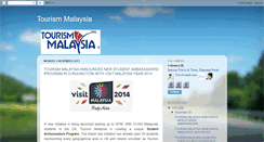 Desktop Screenshot of malaysiatourismpromotionuk.blogspot.com