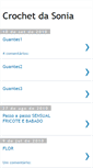 Mobile Screenshot of crochetdasonia.blogspot.com