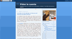 Desktop Screenshot of pidanlacuenta.blogspot.com