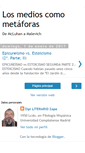 Mobile Screenshot of losmedioscomometaforas.blogspot.com