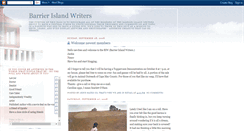 Desktop Screenshot of barrierislandwriters.blogspot.com