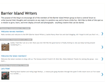 Tablet Screenshot of barrierislandwriters.blogspot.com