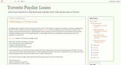 Desktop Screenshot of paydayloanstoronto.blogspot.com