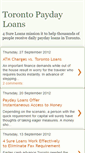 Mobile Screenshot of paydayloanstoronto.blogspot.com