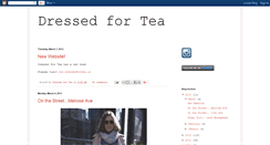 Desktop Screenshot of dressedfortea.blogspot.com