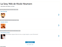 Tablet Screenshot of nicoleneumannsexyweb.blogspot.com