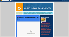 Desktop Screenshot of novoamanhecercomjesus.blogspot.com