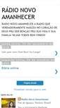 Mobile Screenshot of novoamanhecercomjesus.blogspot.com