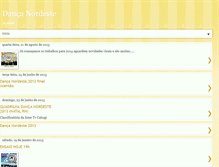 Tablet Screenshot of dancanordeste.blogspot.com