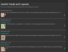 Tablet Screenshot of cardsandlayouts.blogspot.com