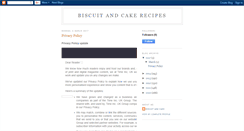 Desktop Screenshot of biscuitandcakerecipes.blogspot.com