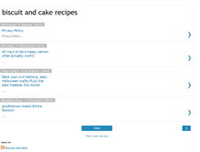 Tablet Screenshot of biscuitandcakerecipes.blogspot.com