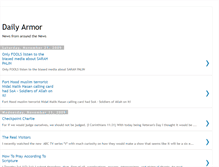 Tablet Screenshot of dailyarmor.blogspot.com