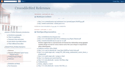 Desktop Screenshot of crocodilebirdreference.blogspot.com