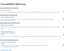 Tablet Screenshot of crocodilebirdreference.blogspot.com
