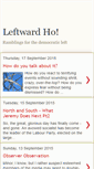 Mobile Screenshot of leftward-ho.blogspot.com