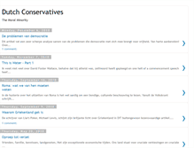 Tablet Screenshot of dutchconservatives.blogspot.com