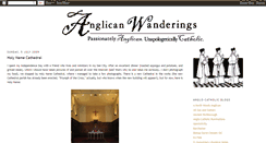 Desktop Screenshot of anglicanwanderings.blogspot.com