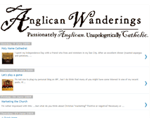 Tablet Screenshot of anglicanwanderings.blogspot.com
